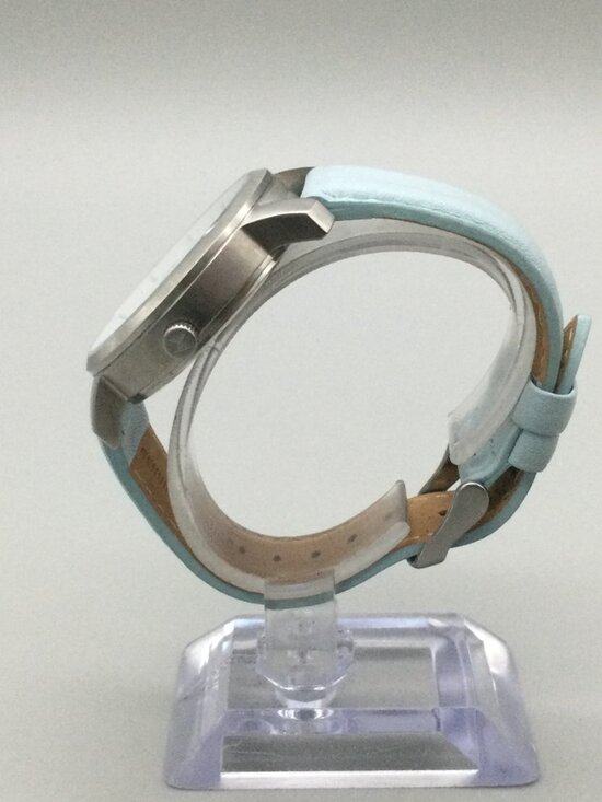 MVMT Mod Skyline Women Watch 38mm Silver Tone Blue Leather Band Date main image 15